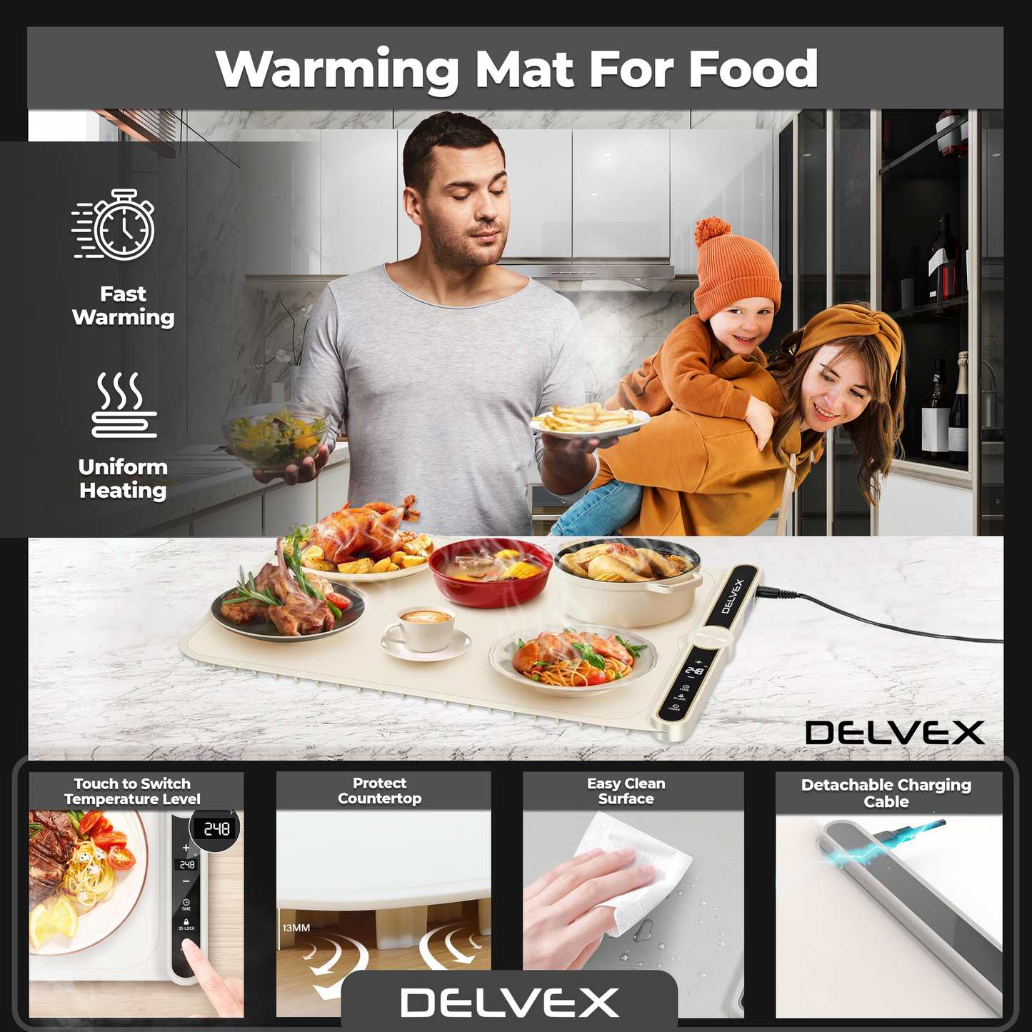 DELVEX™ Rollable Electric Heating Mat